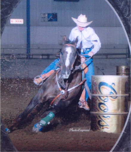 Elaine Holling and Jags Express at NWBRA Finals 2004